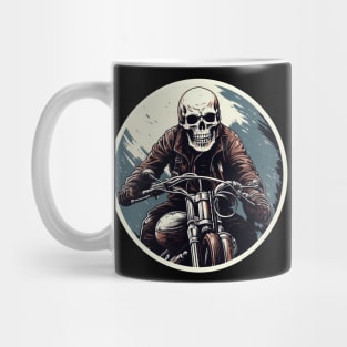 Cool Skeleton Motorcycle Mug